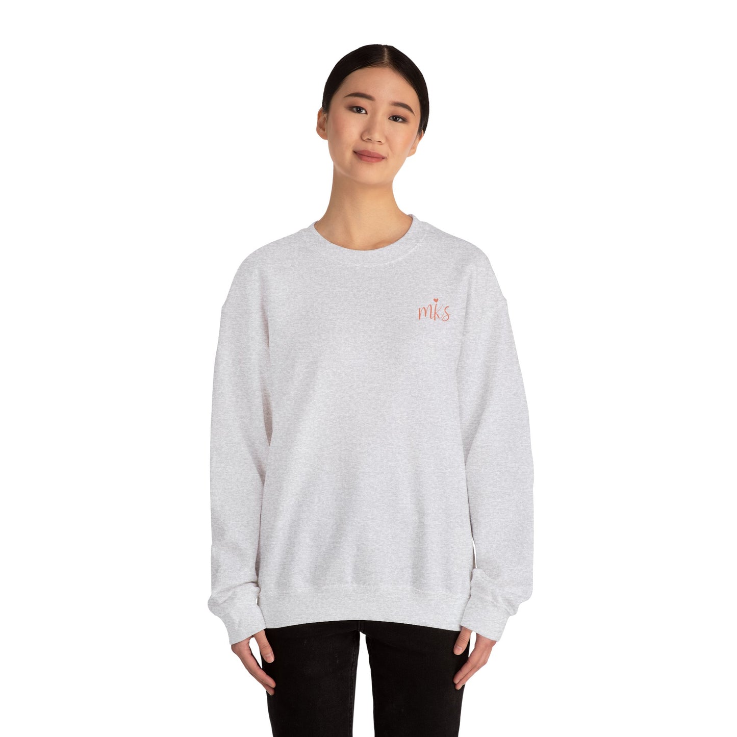 Anxiety drifts, together we anchor Crewneck