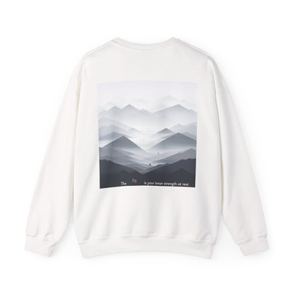 The fog is your inner strength at rest Crewneck