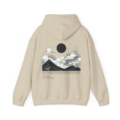 Soft heart, boundless skies Hoodie