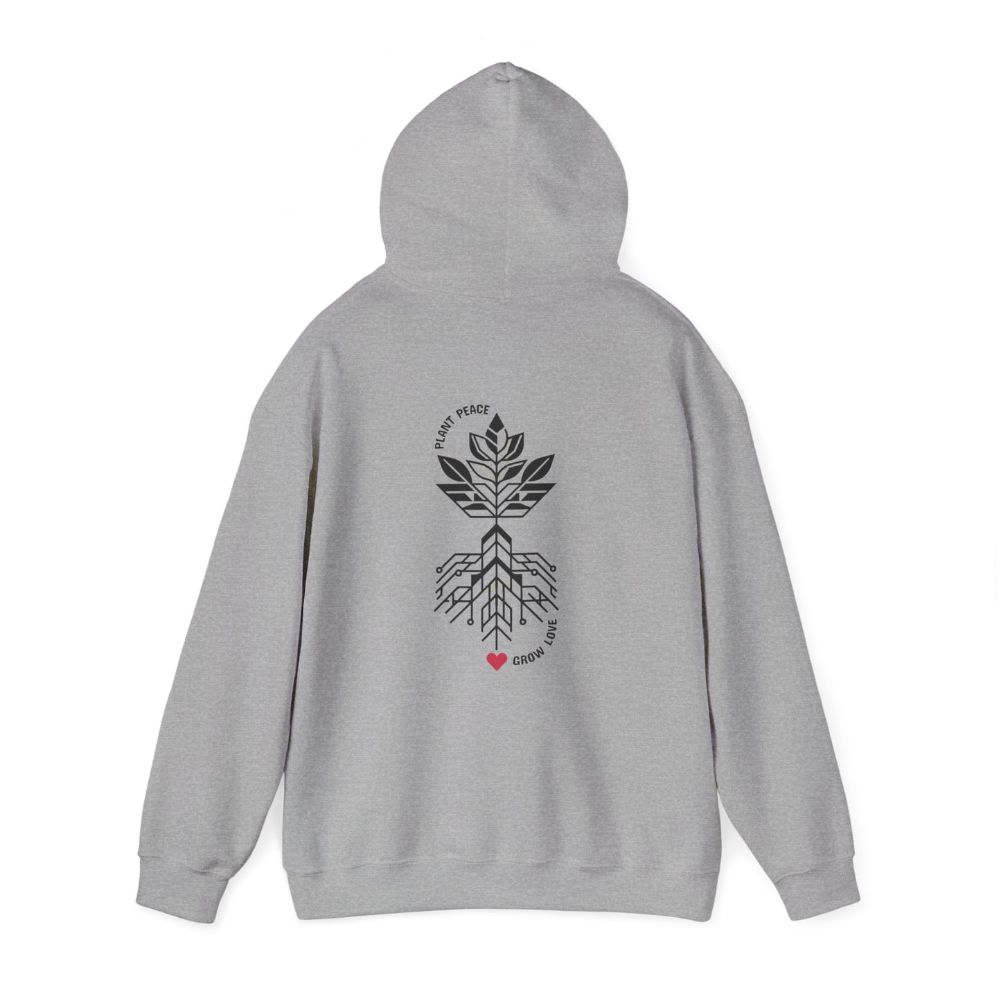 Plant peace, Grow love Hoodie