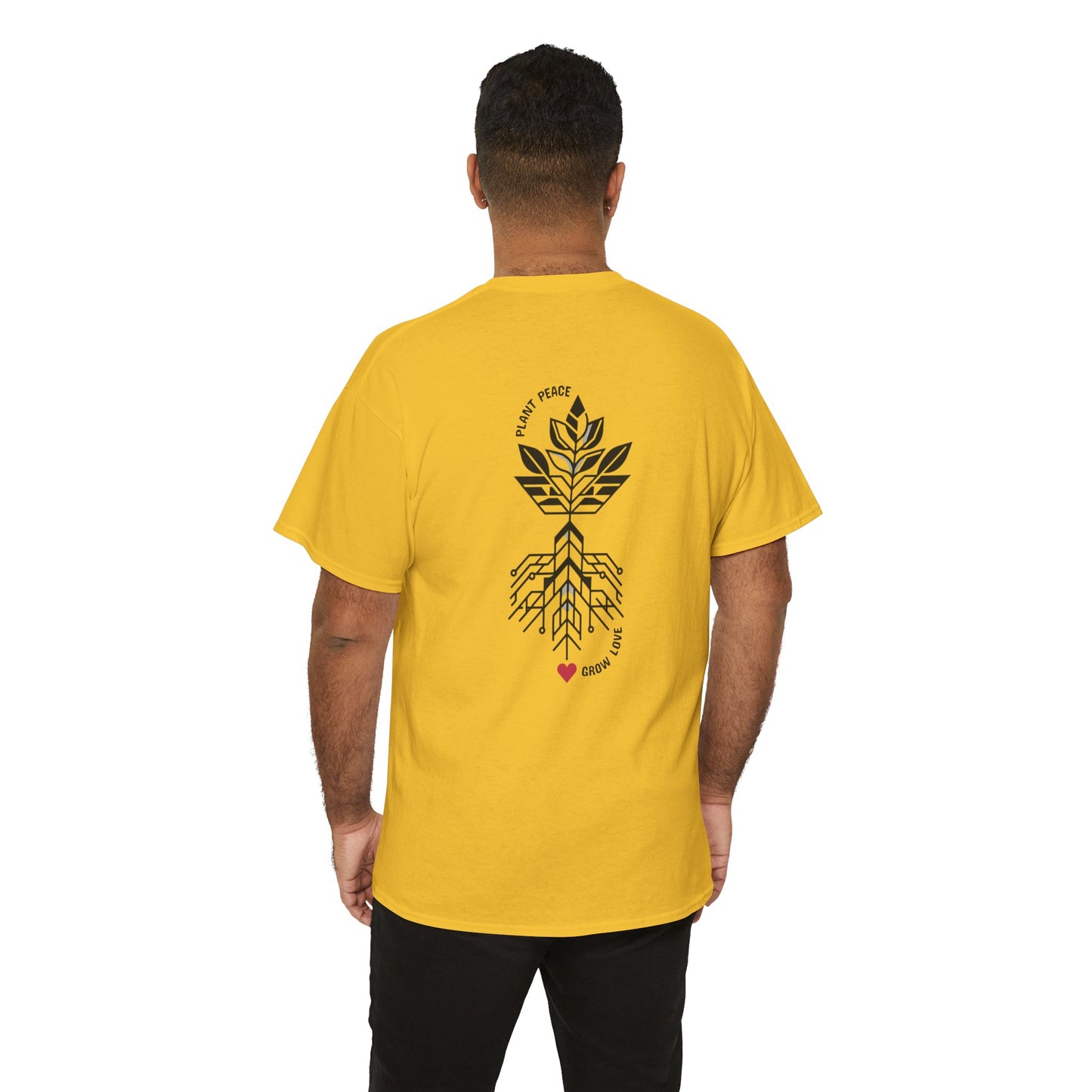 Plant peace, grow love. T-Shirt
