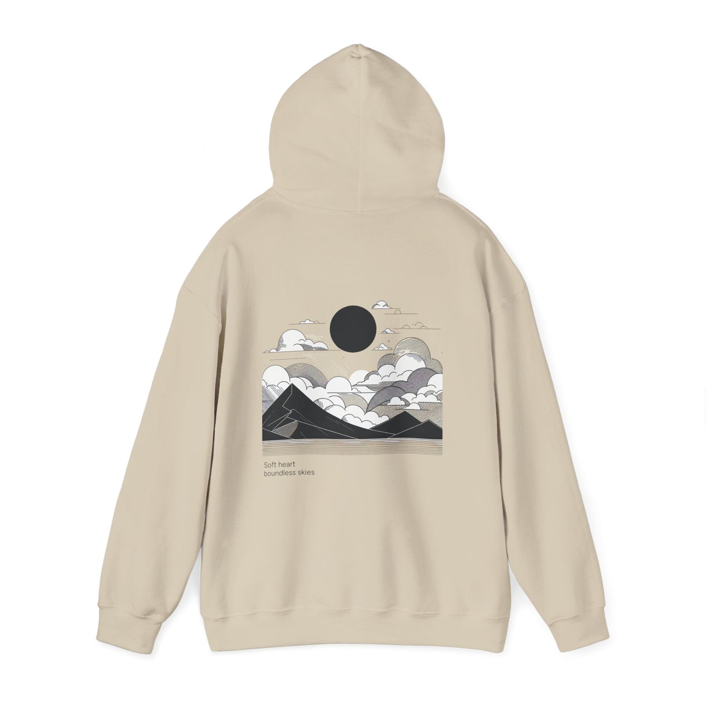 Soft heart, boundless skies Hoodie