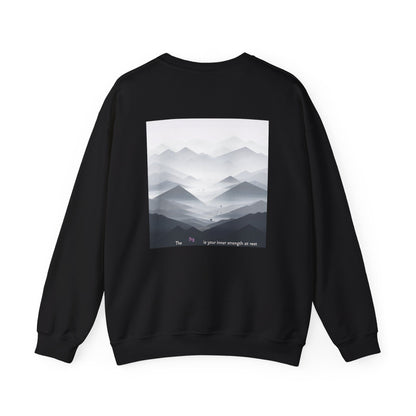 The fog is your inner strength at rest. Sweat à col rond