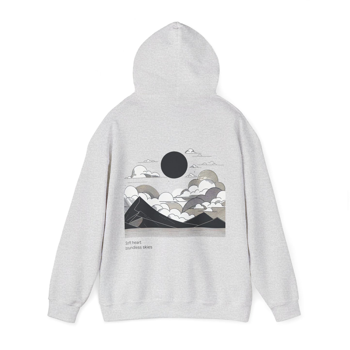 Soft heart, boundless skies Hoodie