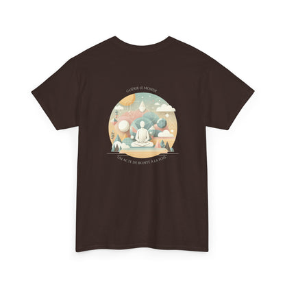 Guérir le monde, un acte de bonté à la fois. T-Shirt