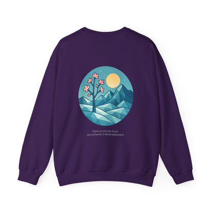 Dans un monde froid, accroche-toi à l'émerveillement, Crewneck