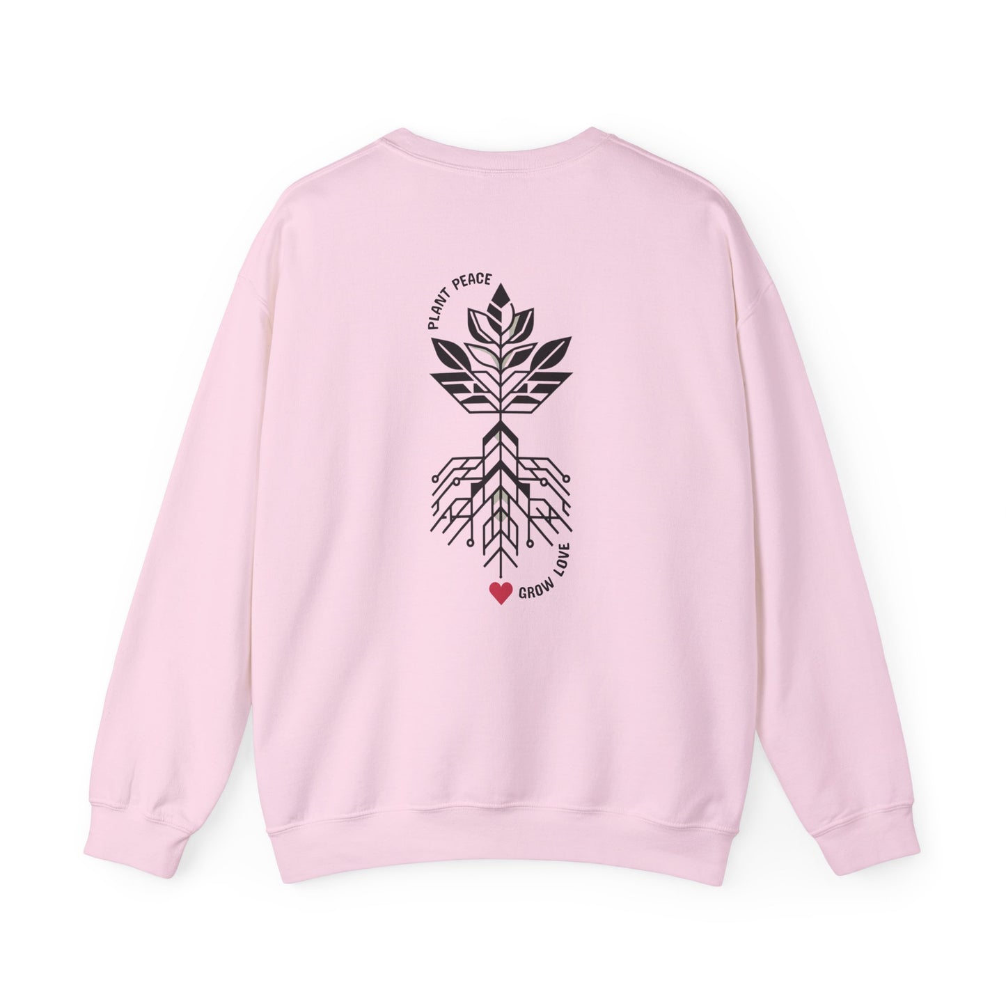 Plant peace, grow love. Sweat à col rond  