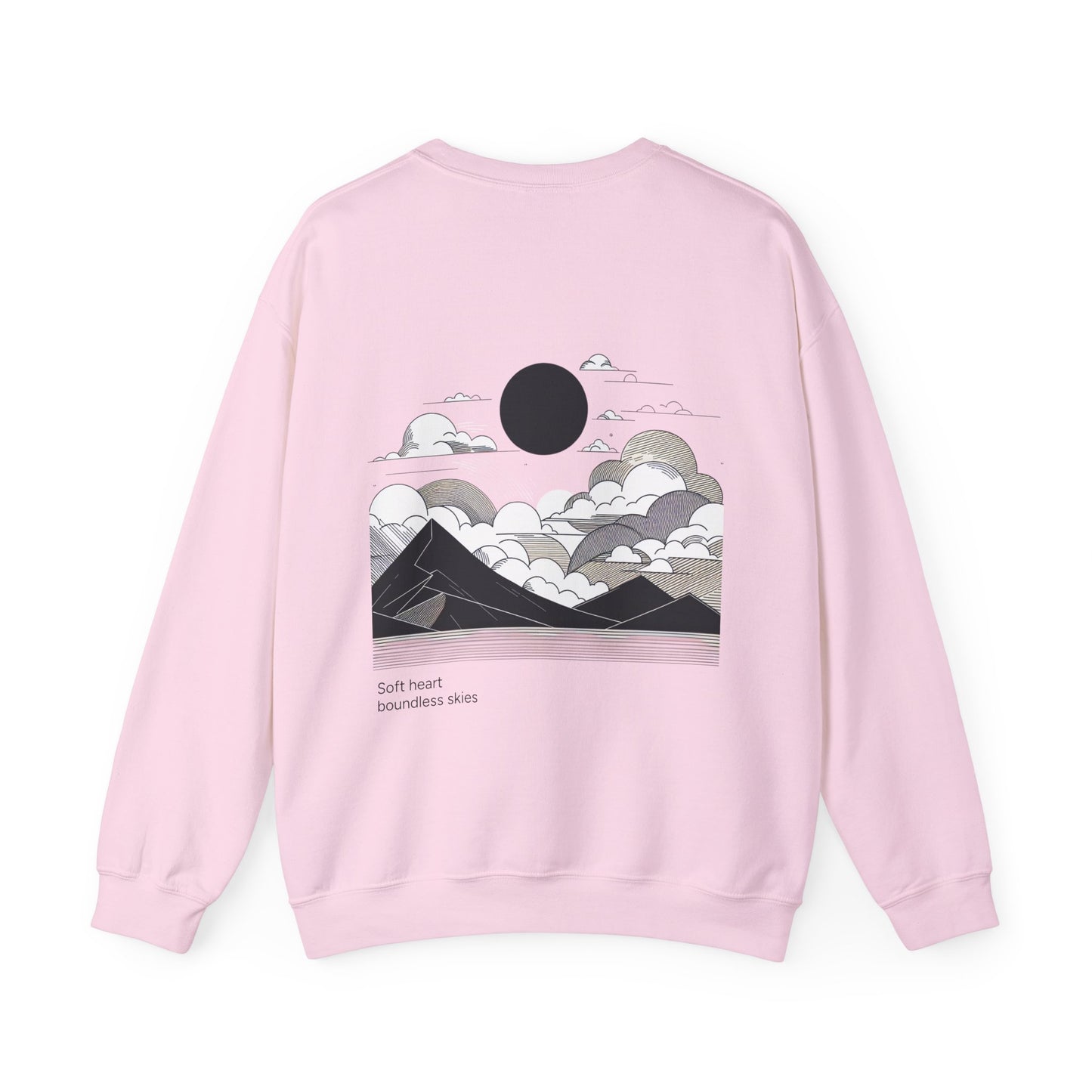 Soft heart, boundless skies Crewneck