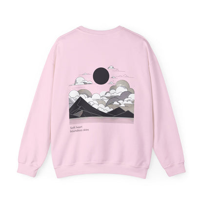 Soft heart, boundless skies Crewneck