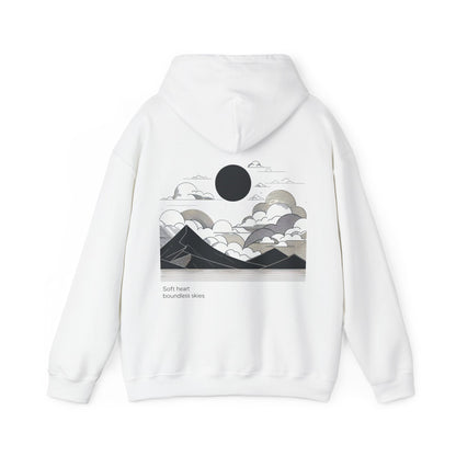 Soft heart, boundless skies Hoodie