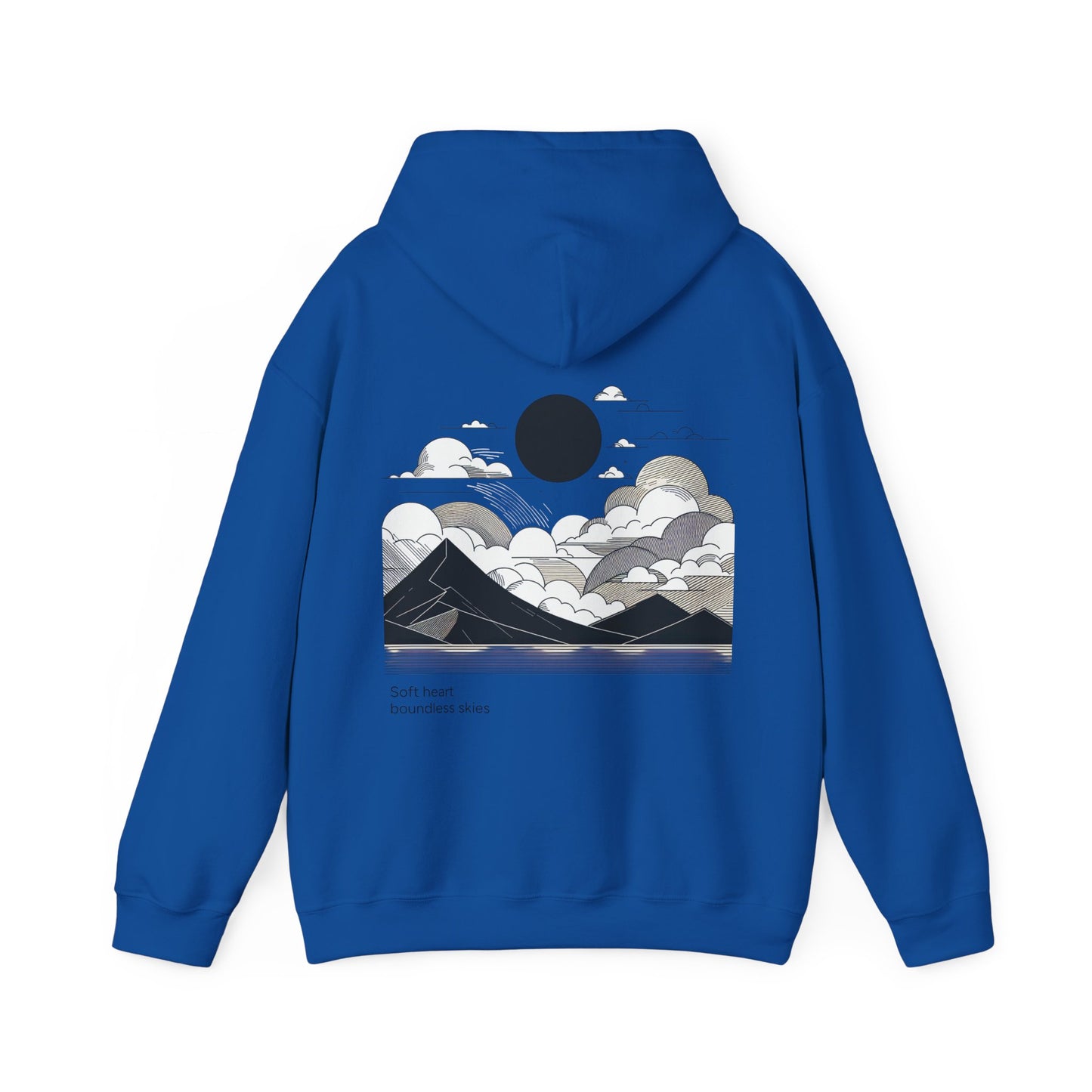 Soft heart, boundless skies Hoodie