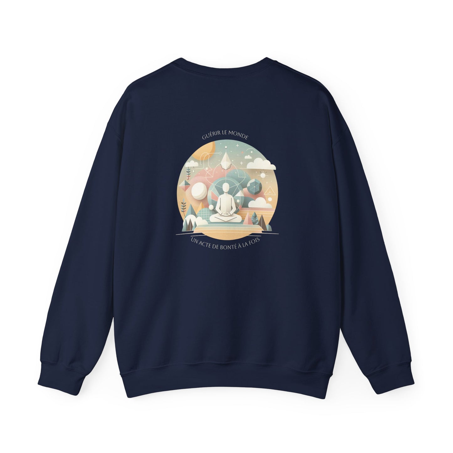 Guérir le monde, un acte de bonté à la fois Crewneck