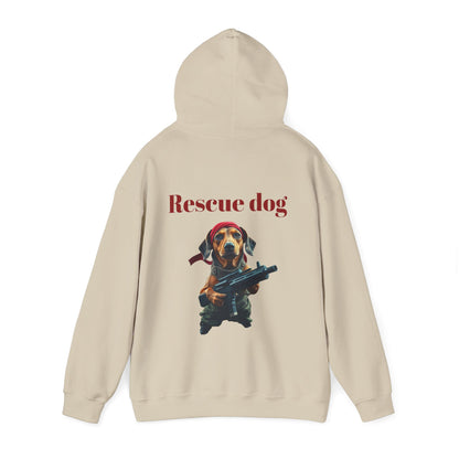 Rescue dog. Hoodie