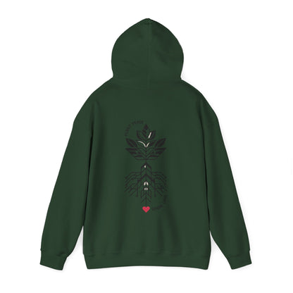 Plant peace, Grow love Hoodie