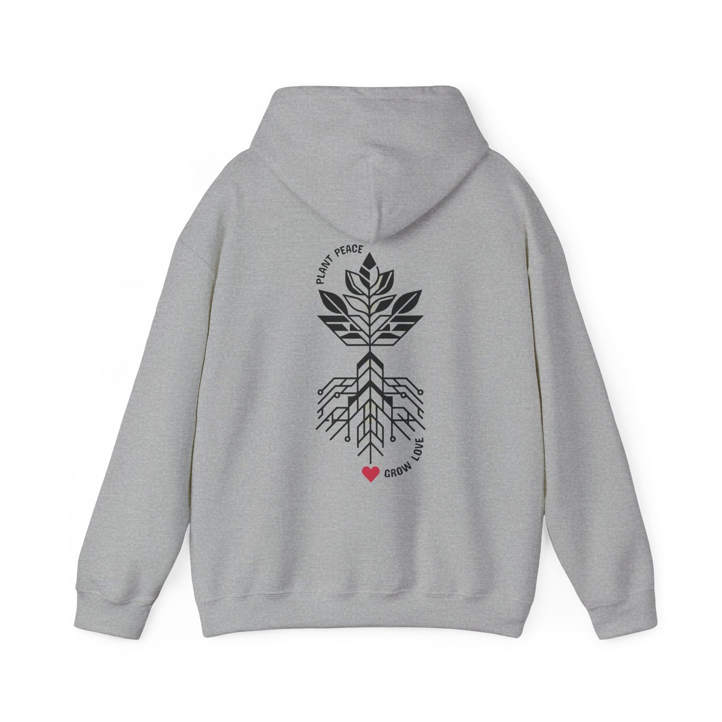Plant peace, Grow love Hoodie
