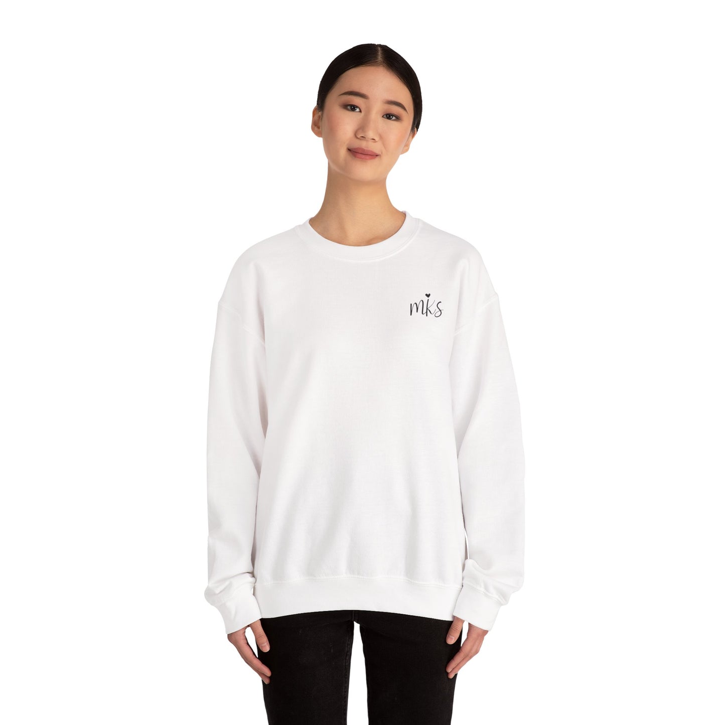 Even in Silence, you are seen Crewneck. Illustration by Moby Obscura