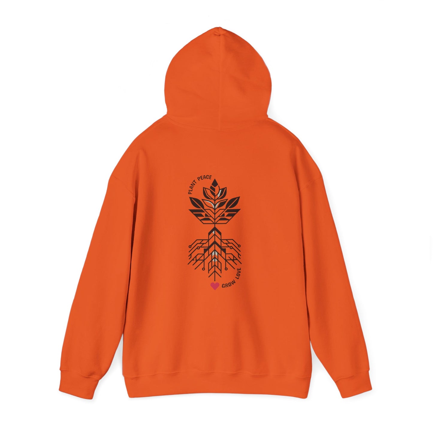 Plant peace, Grow love Hoodie