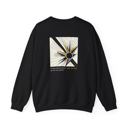 La bienveillance est le rayon de soleil qui fait tout grandir Crewneck