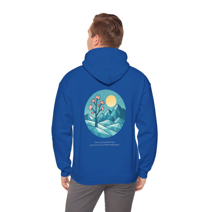 Dans un monde froid, accroche-toi à l'émerveillement Hoodie
