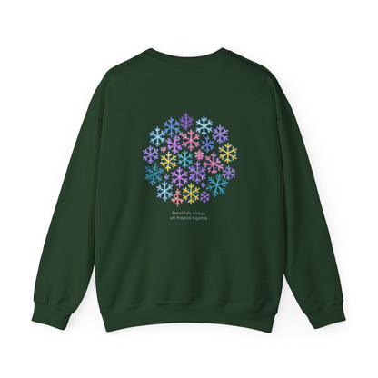 Beautifully unique, yet magical together Crewneck, Sweat à col rond