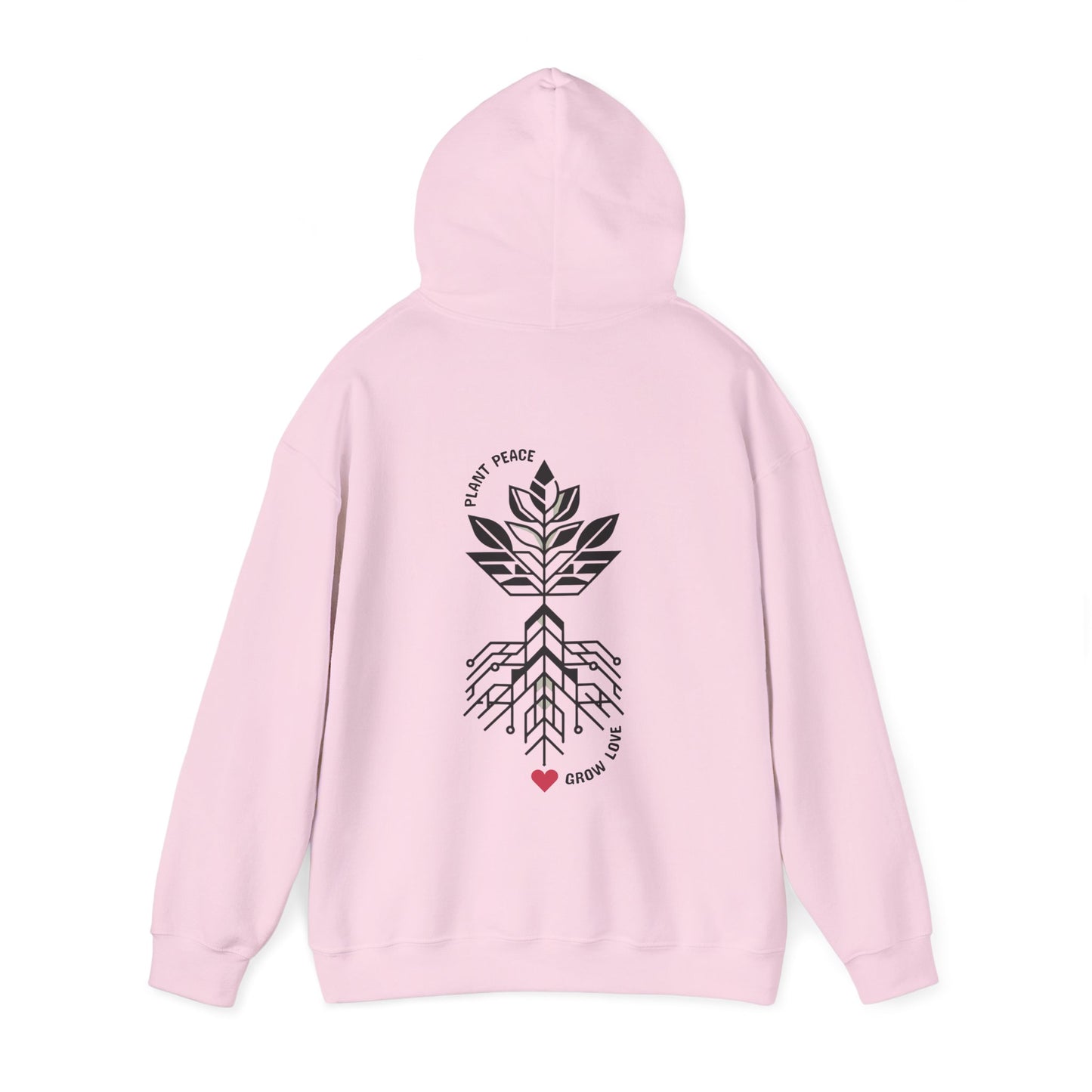 Plant peace, Grow love Hoodie