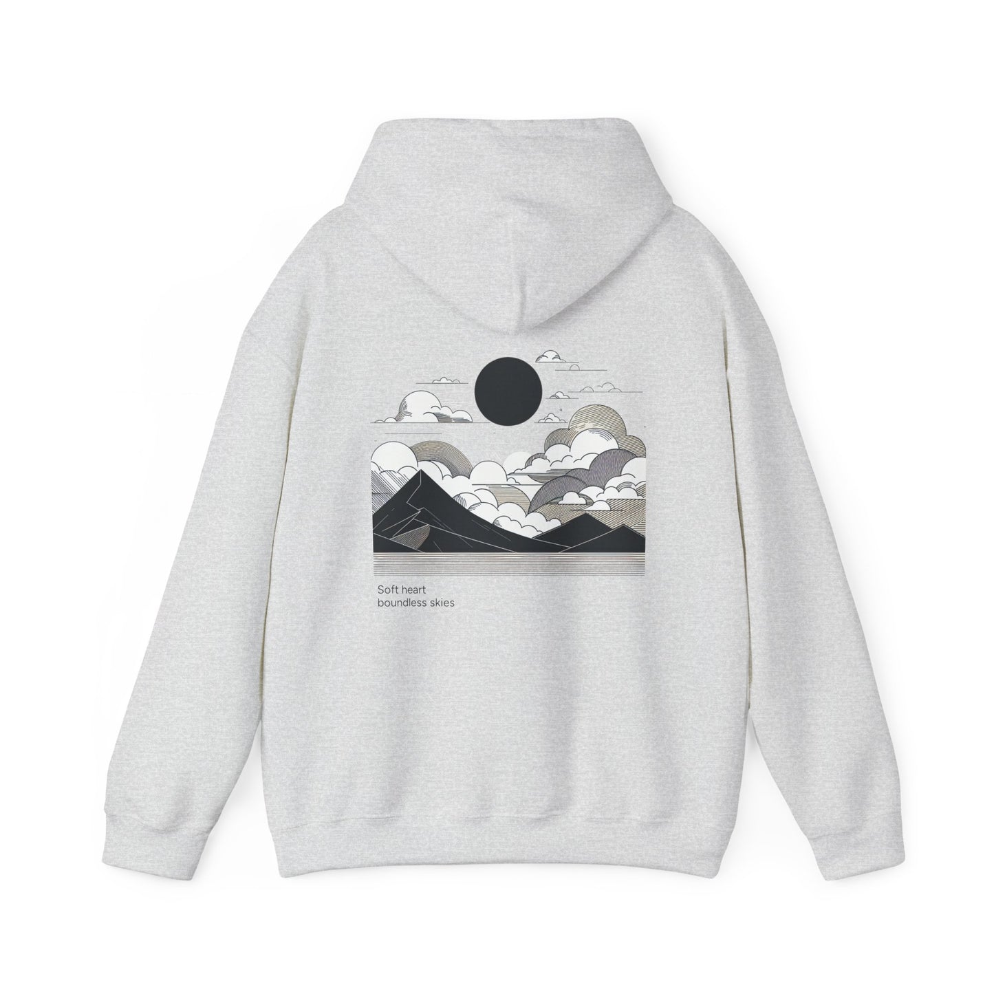 Soft heart, boundless skies Hoodie