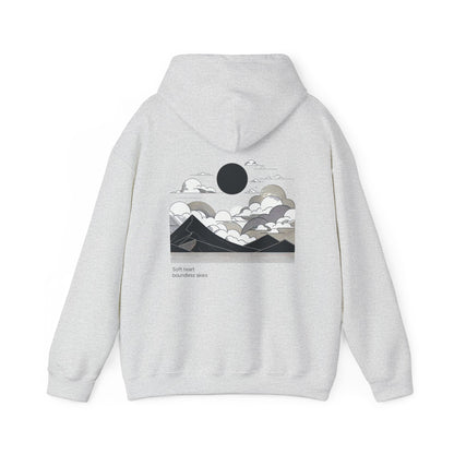 Soft heart, boundless skies Hoodie
