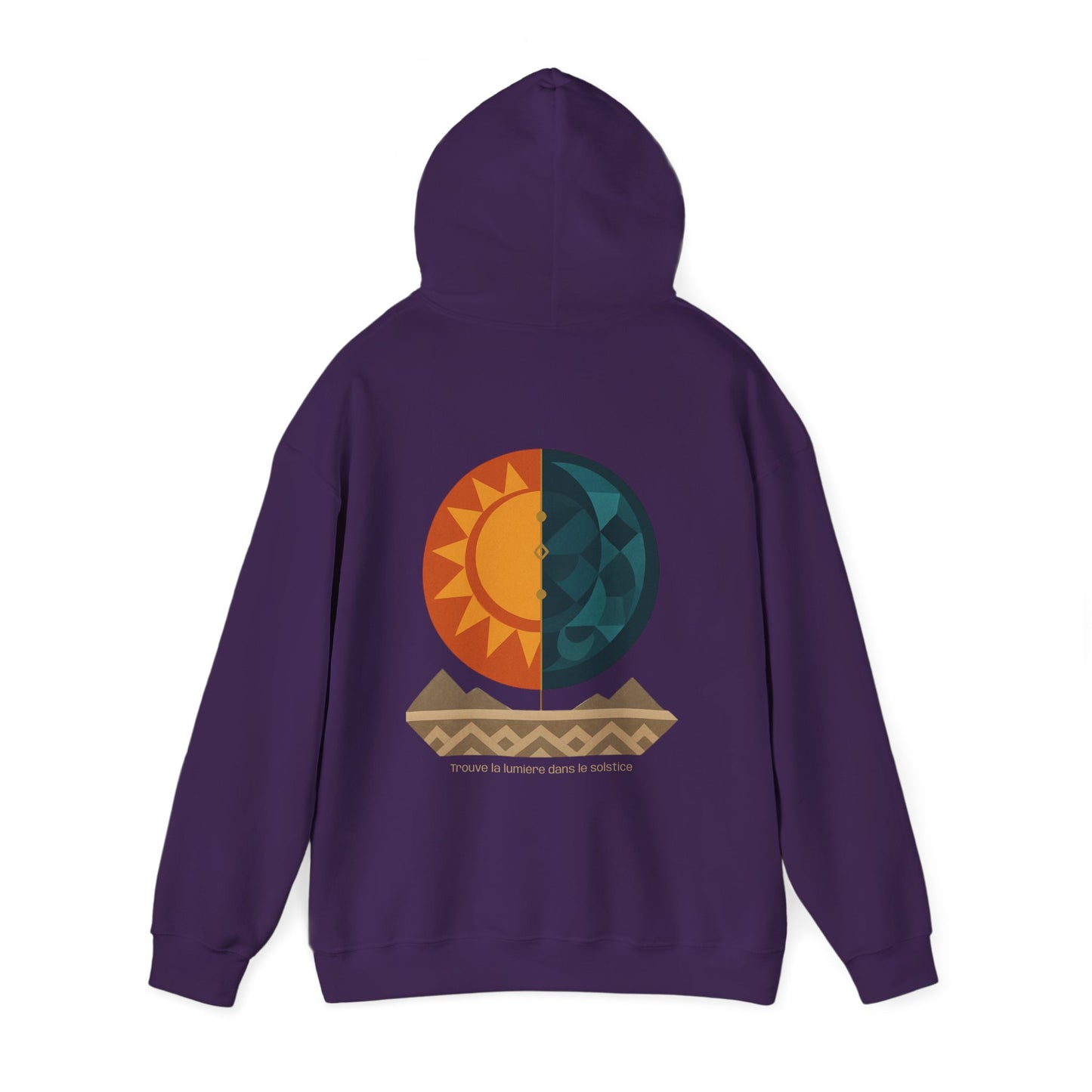 Trouve la lumière dans le solstice Hoodie