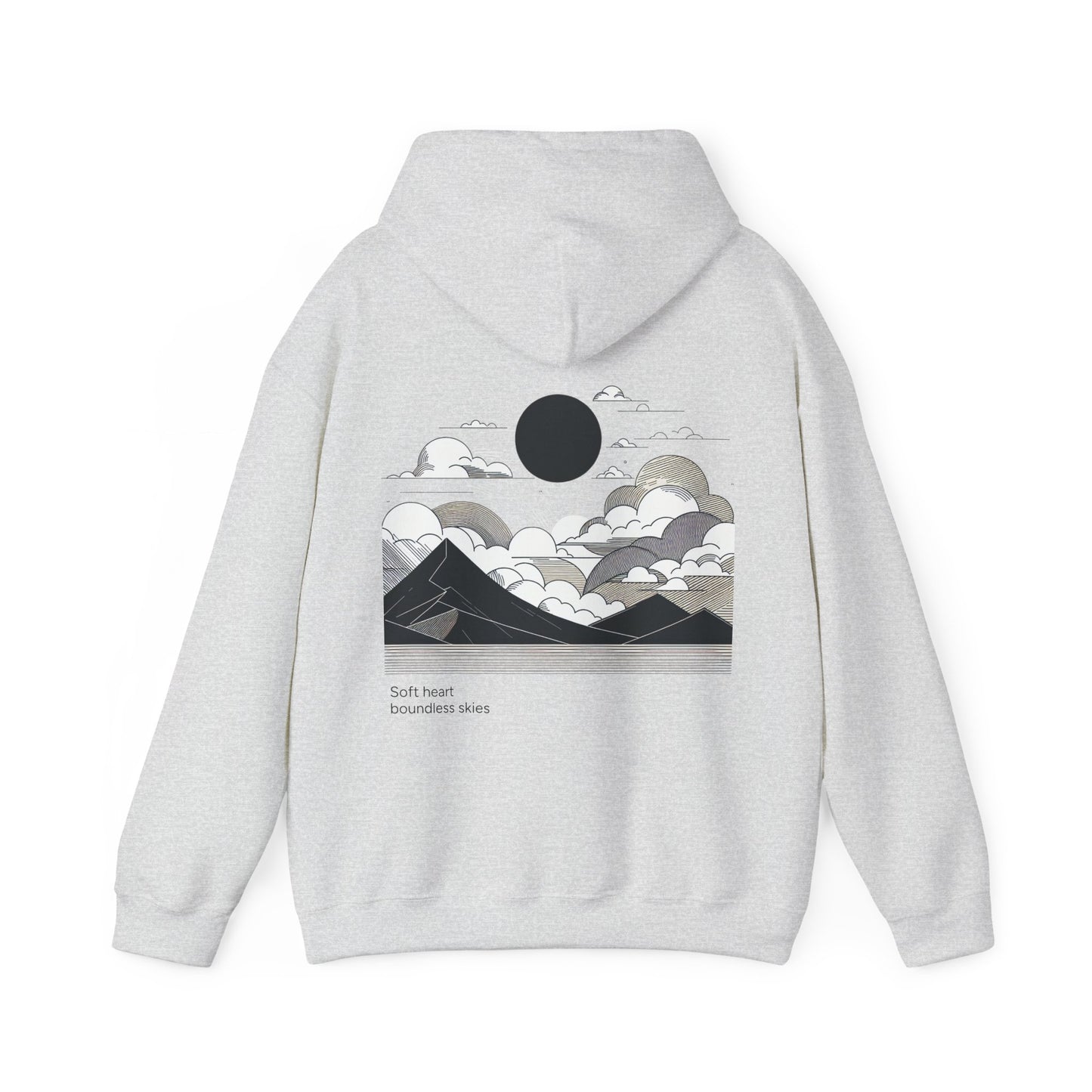 Soft heart, boundless skies Hoodie