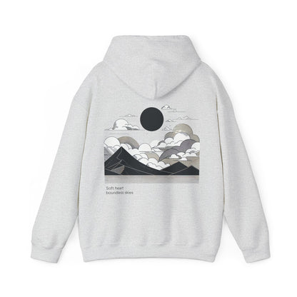 Soft heart, boundless skies Hoodie