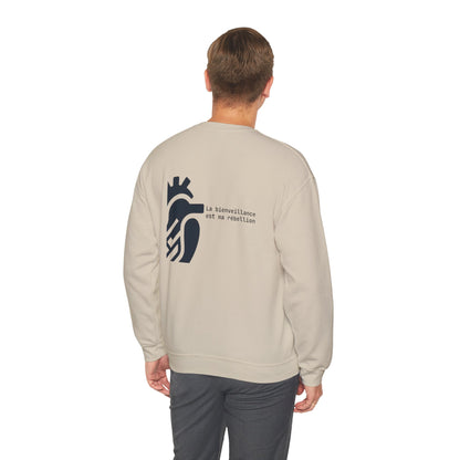 La bienveillance est ma rébellion. Sweat à col rond  