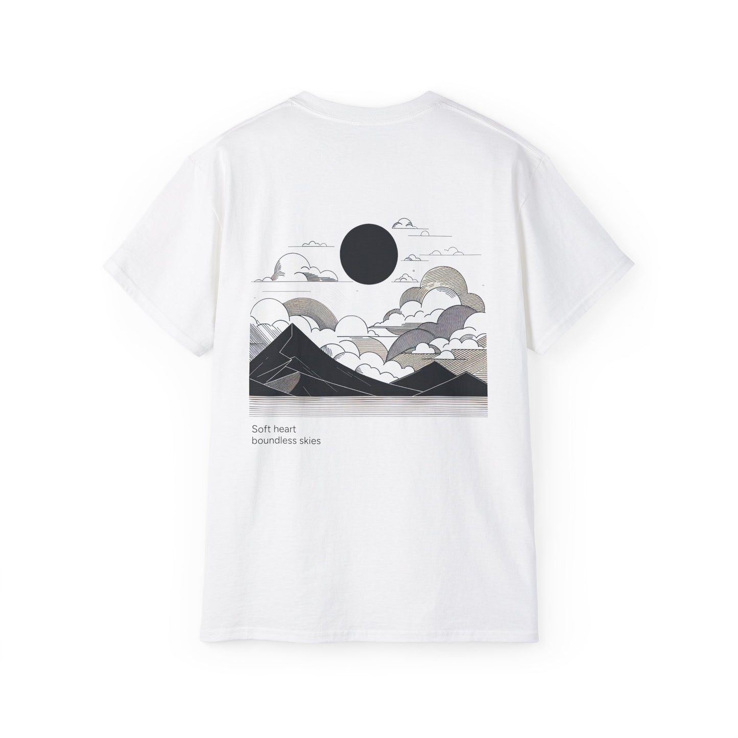 Soft heart, boundless skies T-shirt
