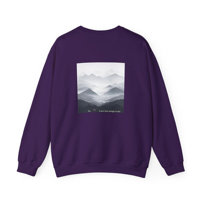 The fog is your inner strength at rest Crewneck