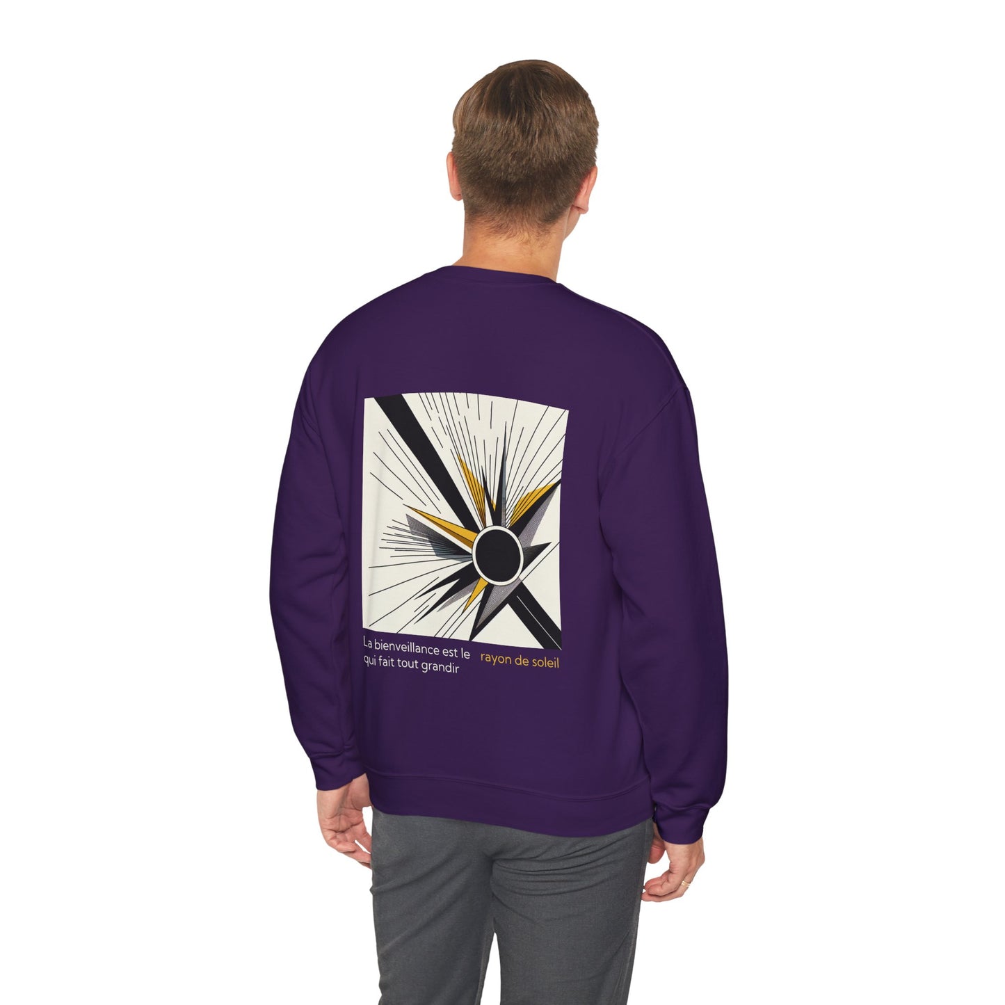 La bienveillance est le rayon de soleil qui fait tout grandir Crewneck