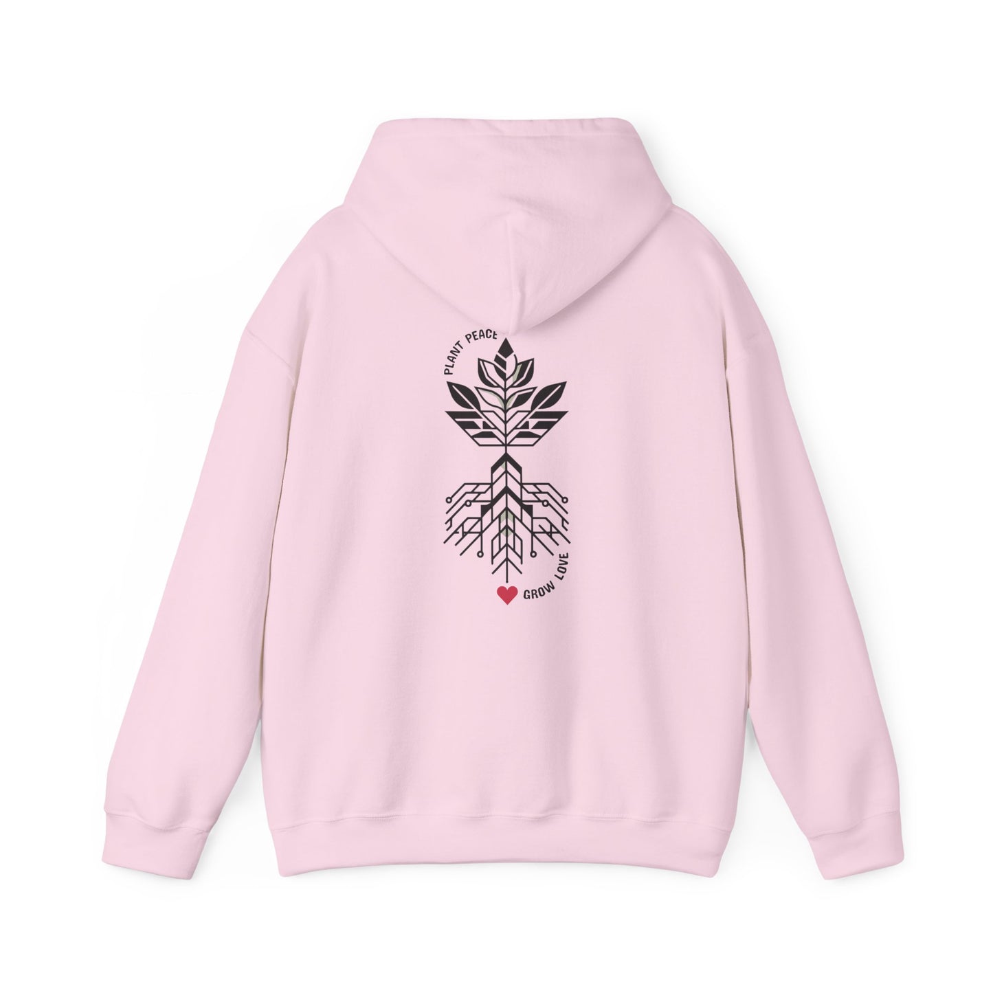 Plant peace, Grow love Hoodie