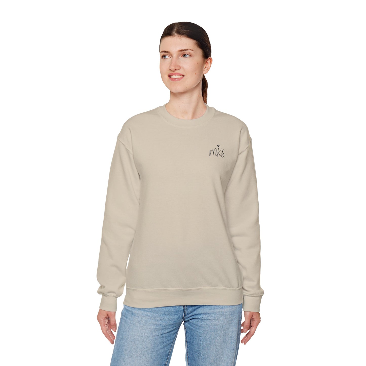 Soft heart, boundless skies Crewneck
