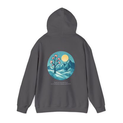 Dans un monde froid, accroche-toi à l'émerveillement Hoodie