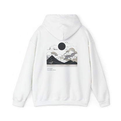 Soft heart, boundless skies Hoodie
