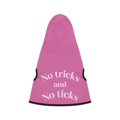 No tricks and no ticks Pet hoodie