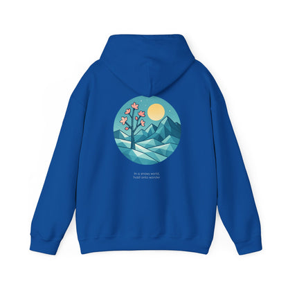 In a snowy world, hold onto wonder Hoodie