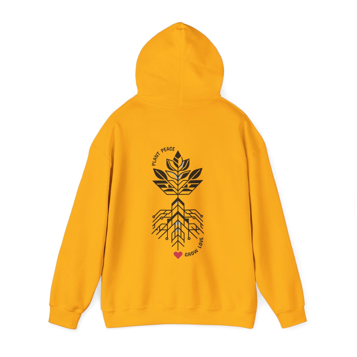 Plant peace, Grow love Hoodie