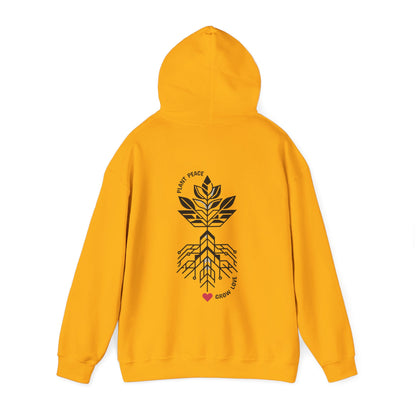 Plant peace, Grow love Hoodie
