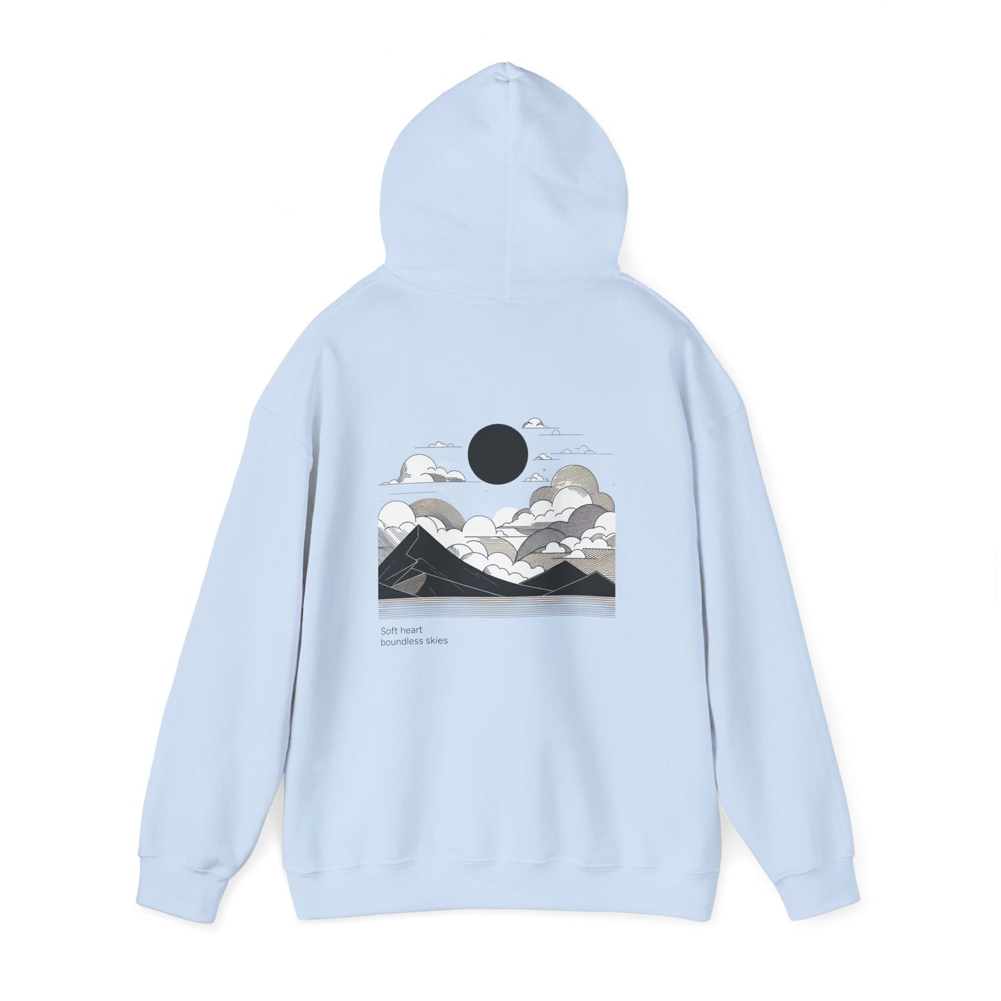 Soft heart, boundless skies Hoodie