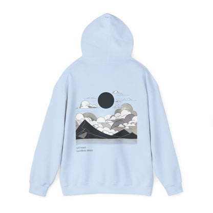 Soft heart, boundless skies Hoodie