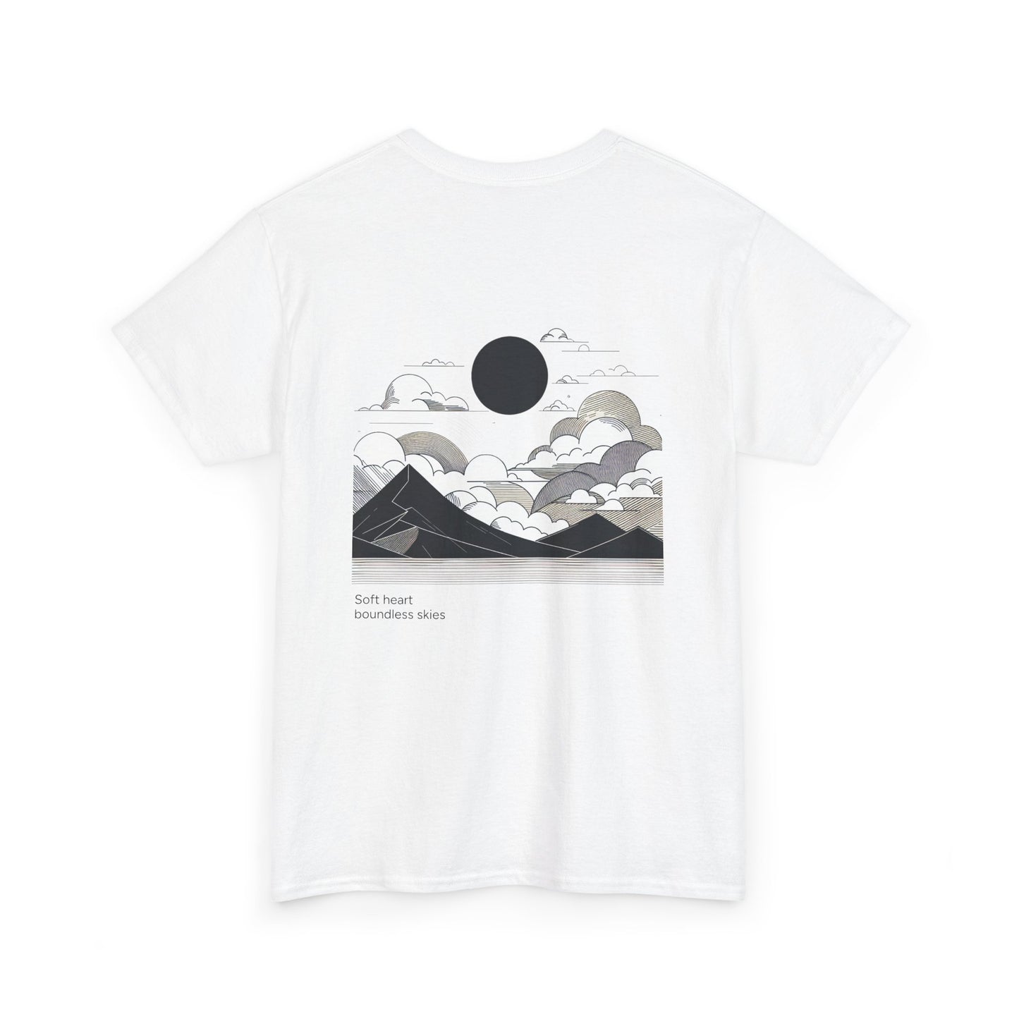 Soft heart, boundless skies T-shirt