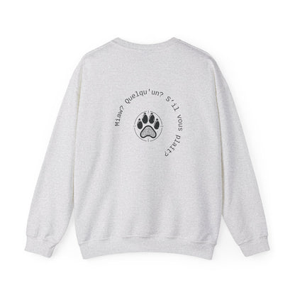 Miaw? Quelqu'un? S’il vous plaît? Crewneck