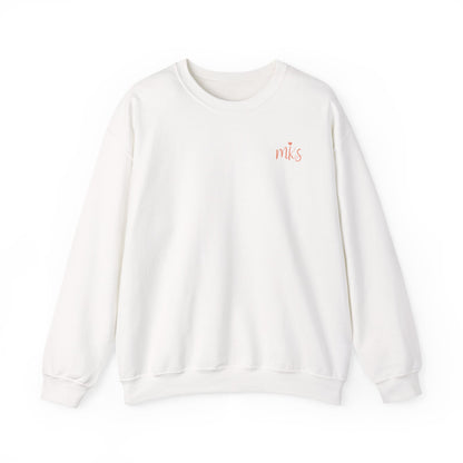 Anxiety drifts, together we anchor Crewneck