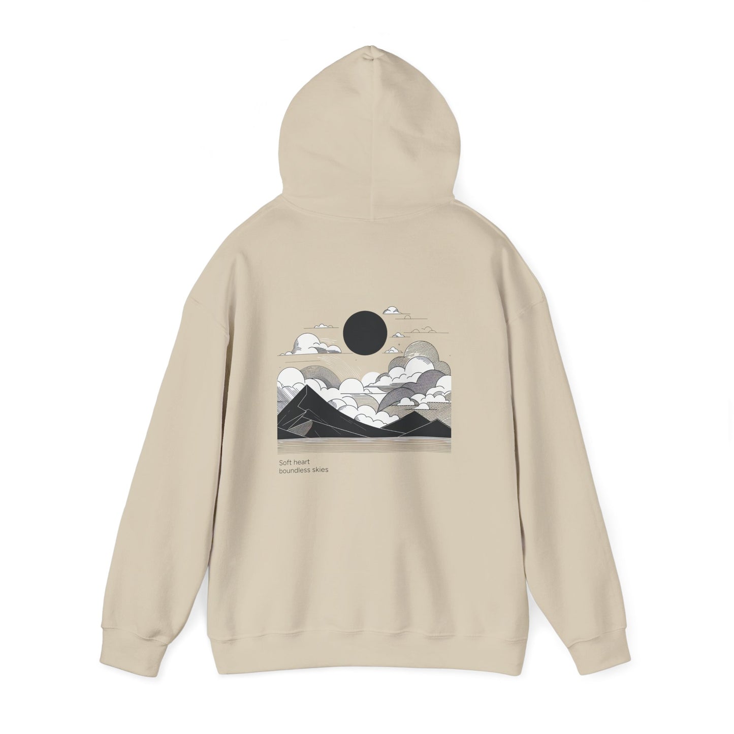 Soft heart, boundless skies Hoodie