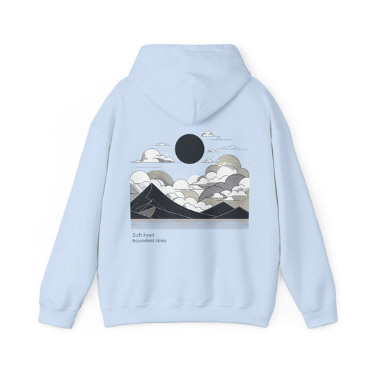 Soft heart, boundless skies Hoodie