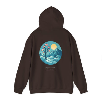 In a snowy world, hold onto wonder Hoodie